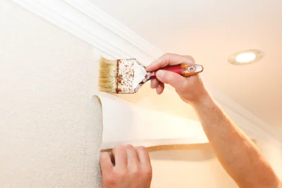 Pose de papier peint à Berzé-le-Châtel — revêtements muraux et toiles de verre